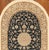 Oval Hand-Knotted Middle Eastern Rug For Sale - Image 3 of 11