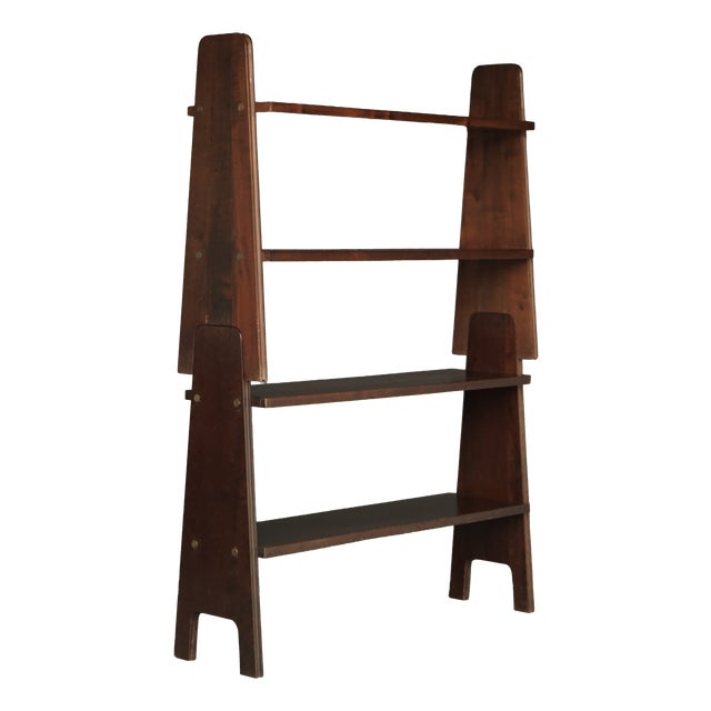 Mid-Century Freestanding Stackable Book Shelves, 1950s, Set of 2 For Sale