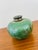 Ceramic Vintage 1970s Handmade Stoneware Studio Pottery Green Vase For Sale - Image 7 of 9