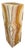 Golden Orange Onyx Pedestal Floor Lamp For Sale