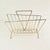 Newspaper stand from Germany, 1960s. It features a minimalist, spacious form, based on a modern design. Made of brass-...