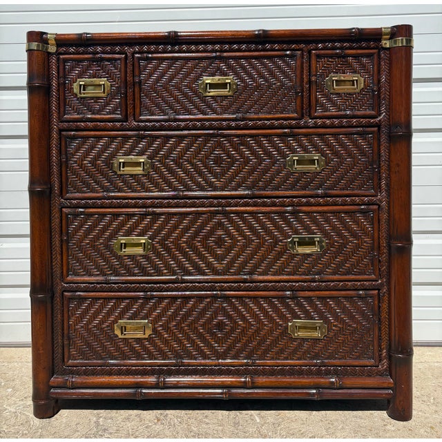 Ralph Lauren Vintage Senegal Campaign Chest of Drawers. For Sale In Philadelphia - Image 6 of 12