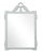 Contemporary Fleur Home Garden District Lafitte Rectangle Mirror in Pelican Gray, 29x51 For Sale - Image 3 of 3