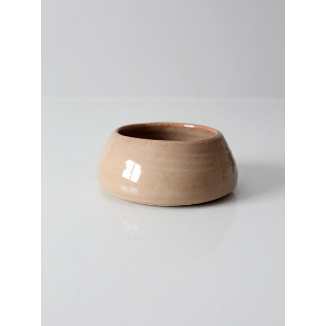 Contemporary Vintage Handmade Studio Pottery Bowl For Sale - Image 3 of 9
