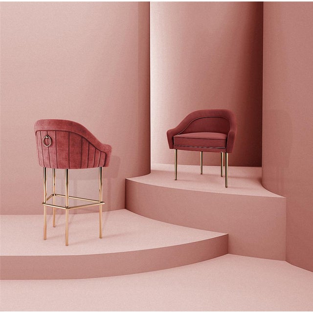 Katharina Bar Chair by Ottiu For Sale - Image 6 of 16