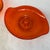 Viking Glass Company Pair of Vintage Viking Glass "Epic" Persimmon Orange Candle Holders For Sale - Image 4 of 7