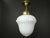 Milky Glass Pendant Lamp, Germany, 1920s For Sale - Image 10 of 10