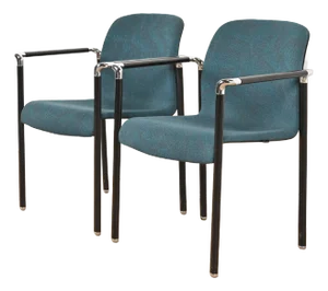 Herman Miller Modern Stacking Armchairs, Pair