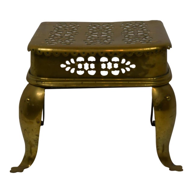 Mid-19th Century Victorian Brass & Iron Footman For Sale