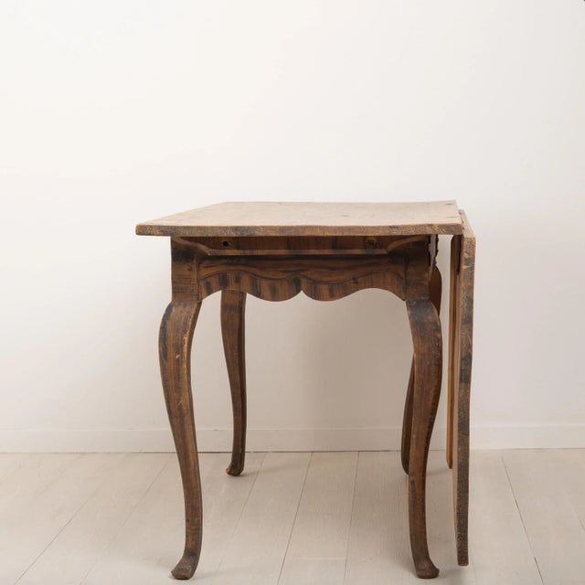 Mid-18th Century Swedish Drop-Leaf Table For Sale - Image 6 of 16