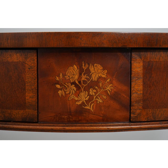 Maitland Smith 2 Drawer Mahogany Console Table For Sale - Image 12 of 18