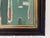 Paint “Cabin Fern" Green Abstract Art in Antique Frame, Transitional Living Room Art by JTS For Sale - Image 7 of 11