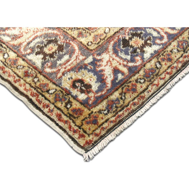 Traditional 1960s Turkish Oushak Rug For Sale - Image 3 of 6