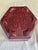 Mid 20th Century Mid-Century Haeger Pottery Pentagon Bowl in Deep Red Glaze For Sale - Image 5 of 7