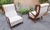 Armchairs Wooden Ears Model in White Boucle by Gio Ponti for Manifattura Artigianale Italiana, 1990s, Set of 2 For Sale - Image 6 of 14
