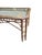 Hollywood Regency Petite Thomasville Vintage Faux Bamboo Glass Top Dining Table Hollywood Regency For Sale - Image 3 of 18