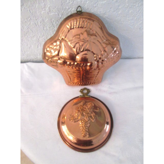Copper Fruit Hanging Kitchen Molds A Pair Chairish