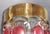 Antique Eapg Imperial Glass Bohemian Style Ruby Stain Wide Gold Trim Pitcher & 5 Tumblers Bar Set For Sale - Image 11 of 11