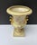 Cream Vintage Victorian Style Floral and Gilt Griffin Handled Porcelain Urn For Sale - Image 8 of 13