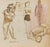 Watercolor on paper. Hand signed lower left. Very good condition. This piece is attributed to the mentioned...