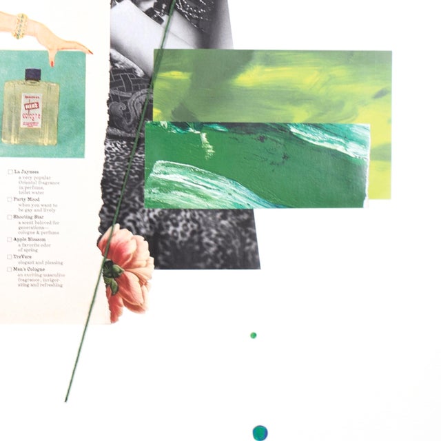 Contemporary Viridian, 2019 Original Collage by Emily Hoerdemann For Sale - Image 3 of 3