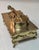 Metal Vintage Large Brass Hinged Violin Storage Box For Sale - Image 7 of 12