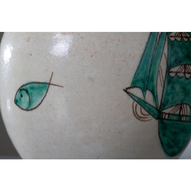 Modernist Ceramic Pitcher from M.A.C.S. Vietri, Italy, 1930s For Sale - Image 6 of 10