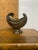 Vintage Hollywood Regency Style Brass Nautilus Shell Footed Planter For Sale - Image 4 of 4