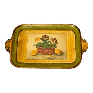 Antique Italian Florentine Gilded Tray For Sale