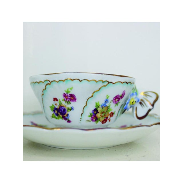 Butterfly Tea Set, 1970s, Set of 12 For Sale - Image 14 of 18