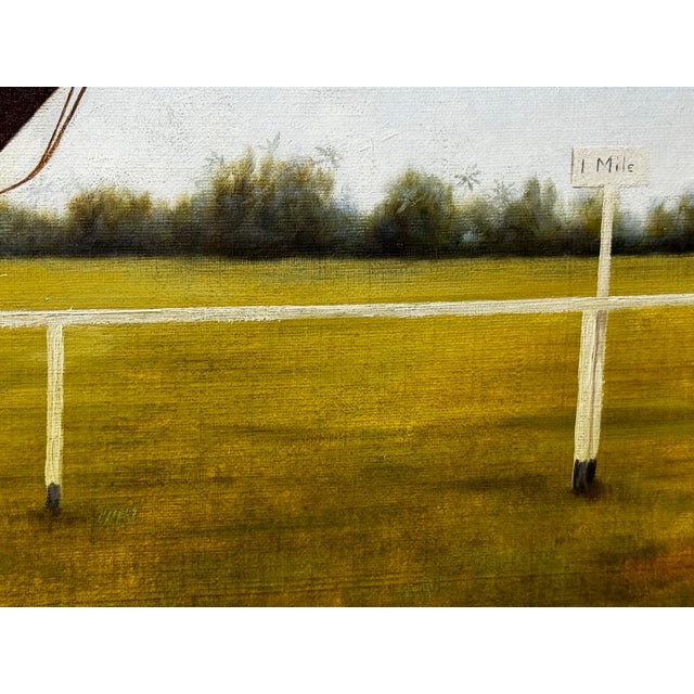 Historic Victorian Racehorse Oil Portrait Painting “Master Walter” — C1894 Governor’s Cup Winner, Ceylon Now Sri Lanka Framed For Sale - Image 12 of 18