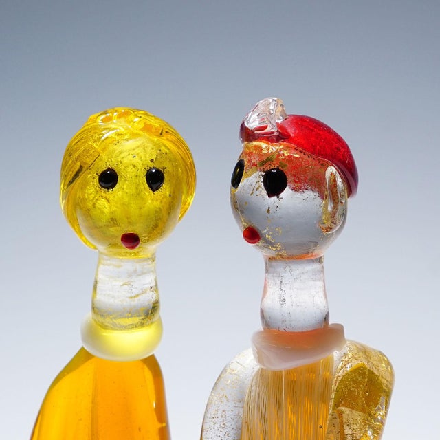 Anzolo Fuga Vintage Murano Glass Sculpture by Anzolo Fuga for A.Ve.M. 1950s For Sale - Image 4 of 6