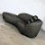 Postmodern Postmodern Black & Khaki Sort of Animal Print Serpentine Cloud-Like Chaise Sofa For Sale - Image 3 of 13