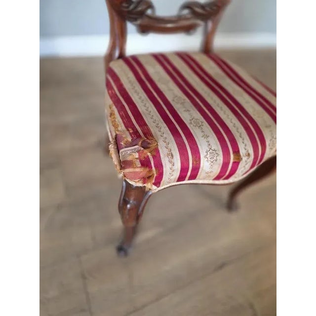 Victorian Balloon Back Chairs in Rosewood, Set of 6 For Sale - Image 5 of 10