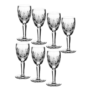 Waterford Kildare Sherry Glasses 5 1/2" Hand Blown - Set of 7
