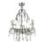French Crystal Beaded Chandelier C. 1900's For Sale