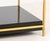 Mid 20th Century Mid-Century Modern Style Brass Two-Tier Side Table For Sale - Image 5 of 6