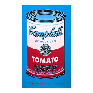 Andy Warhol Foundation Lithograph Print Pop Art Poster " Campbell's Soup Can ( Pink & Red ) " 1965 For Sale
