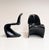 Timeless and iconic, the Panton Chair by Verner Panton for Vitra. This set consists of 2 vintage examples from the Herman...