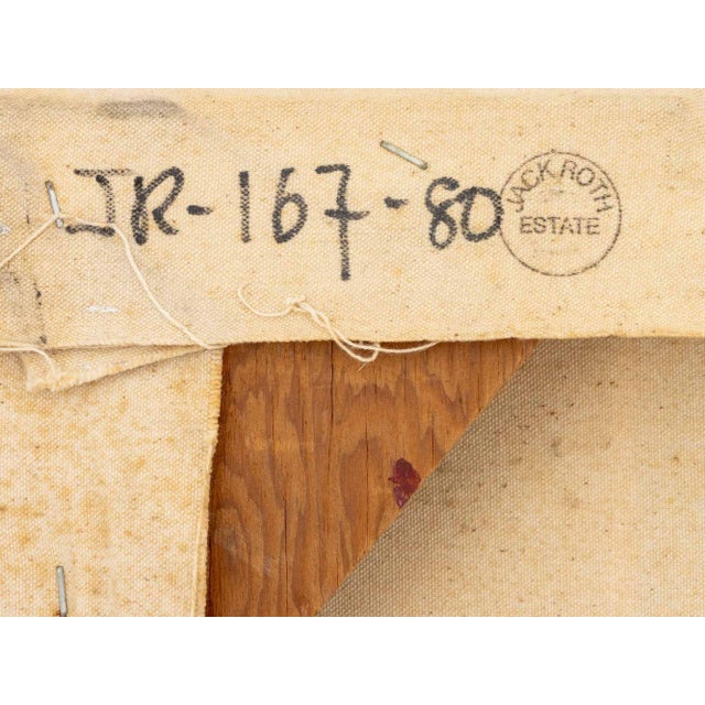 Black Jack Roth "Rope Dancer 35" Acrylic on Canvas, 1980 For Sale - Image 8 of 10