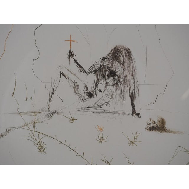 Salvador Dali, Tristan and Isolde, Vanity, Original Signed Etching For Sale - Image 4 of 8