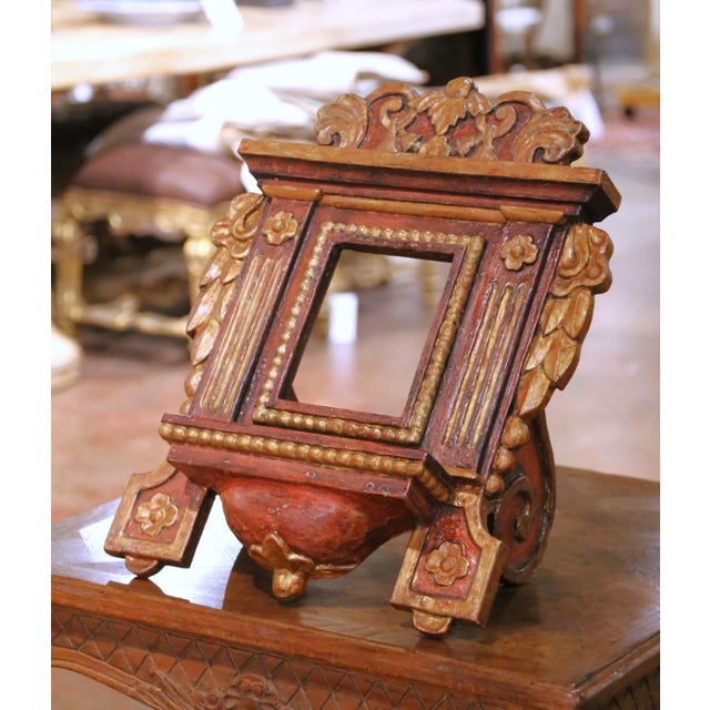 Late 19th Century 19th Century Italian Baroque Revival Carved and Gilt Lectern or Book Stand For Sale - Image 5 of 12