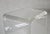 Modern Lucite Acrylic Pedestal Column Stand Beveled Edge Detail Vintage For Sale In Miami - Image 6 of 13