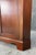 Brown Vintage Solid Wood Corner Cabinet For Sale - Image 8 of 9
