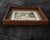 Mid 20th Century Vintage Dark Wood and Gilt Frame With Gustav Klimt Bookplate, “Fulfilment” For Sale - Image 5 of 8