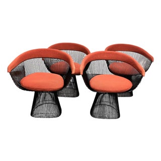 Warren Platner for Knoll International Platner Armchairs, Set of Four For Sale
