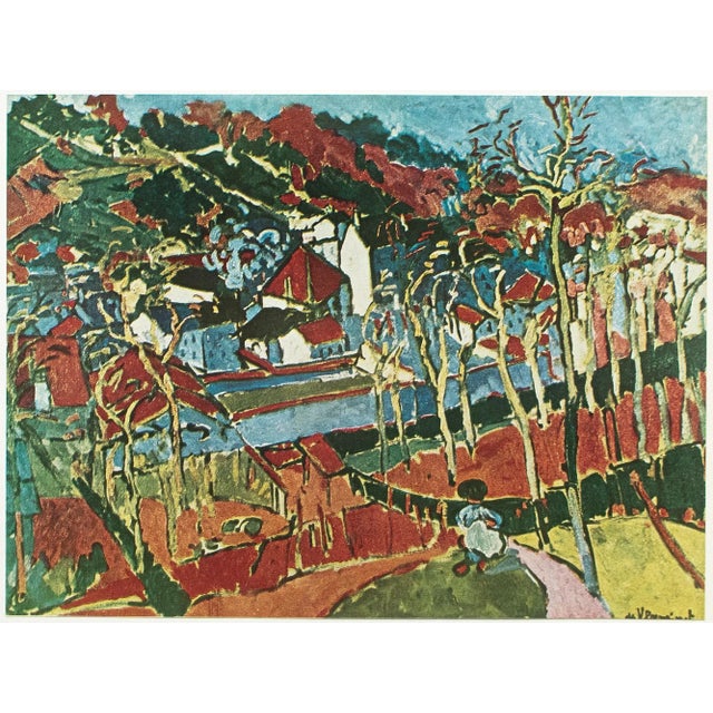 1950s After Maurice De Vlaminck "Hill in Bougival", Full-Color Print For Sale In Dallas - Image 6 of 7