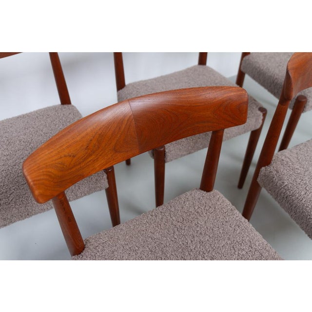 Danish Modern Teak Dining Chairs by Knud Færch for Slagelse, 1960s, Set of 6 For Sale - Image 9 of 18