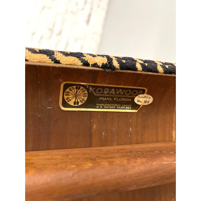 60s Houndstooth Chair by Kodawood For Sale - Image 10 of 11