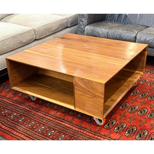 Design Plus Gallery presents a Walnut Wood Coffee Table by Wes Krynowski for Wendy Kohn Design. This table has the name...
